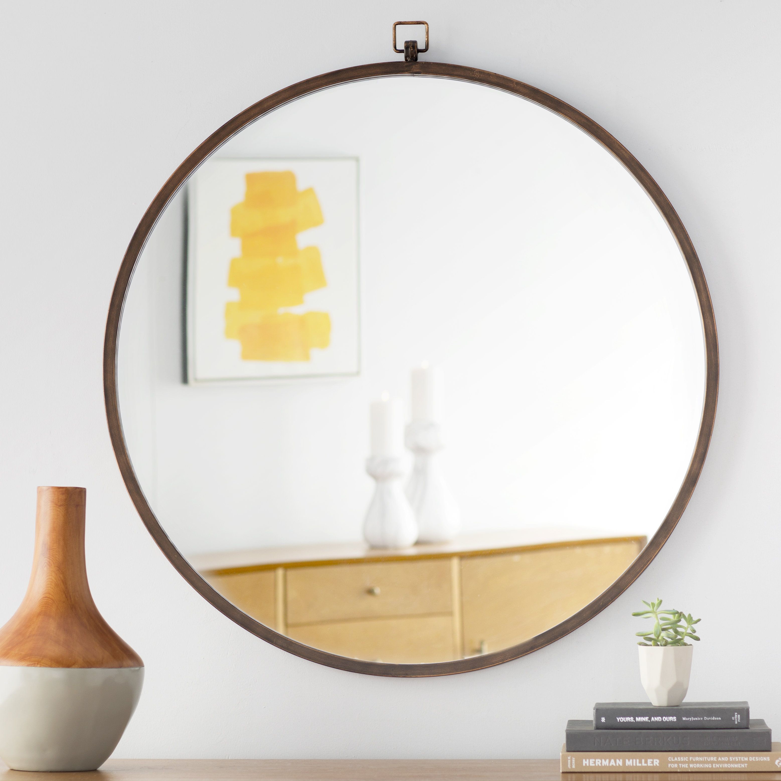 Langley Street Minerva Accent Mirror & Reviews | Wayfair For Minerva Accent Mirrors (Photo 1 of 20)