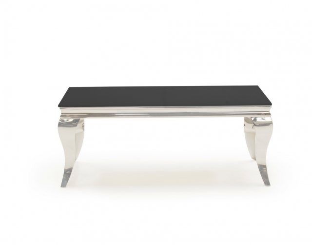Lanzarote Black 1100Mm Coffee Table Inside Occasional Contemporary Black Coffee Tables (View 25 of 25)