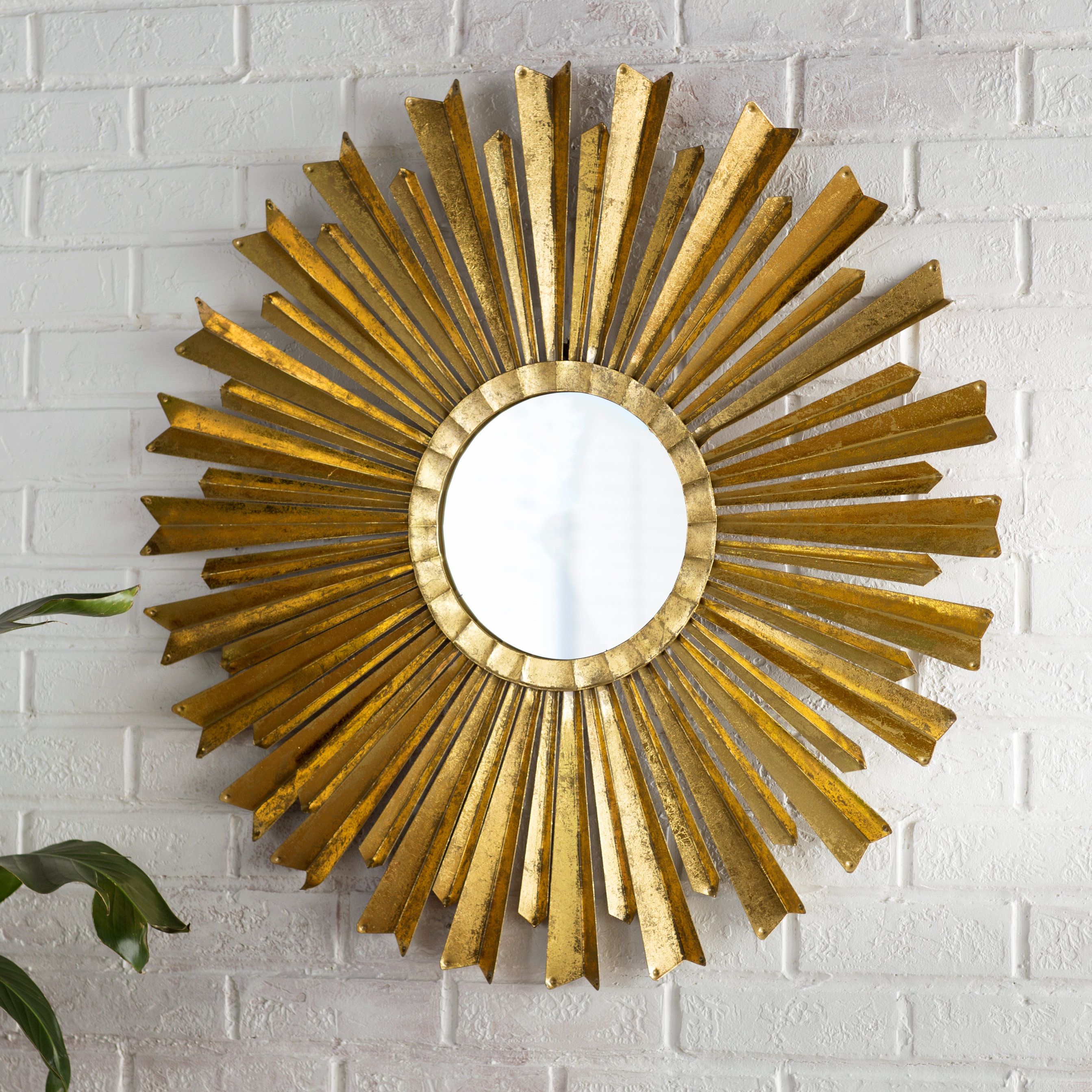 Large & Oversized Sunburst Mirrors You'll Love In 2019 | Wayfair With Regard To Brylee Traditional Sunburst Mirrors (View 8 of 20)