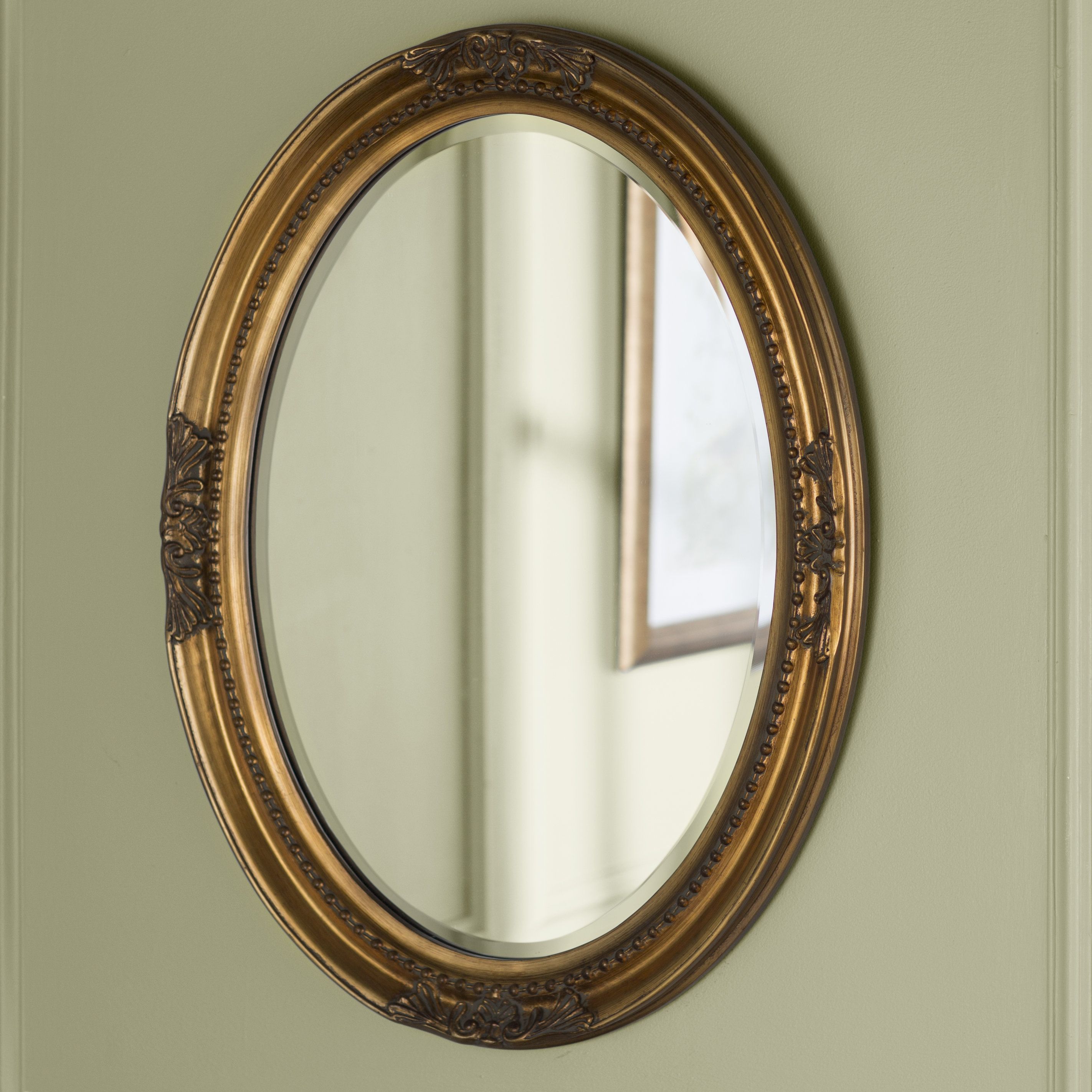 Lark Manor Oval Wood Wall Mirror & Reviews | Wayfair Intended For Oval Wood Wall Mirrors (View 2 of 20)
