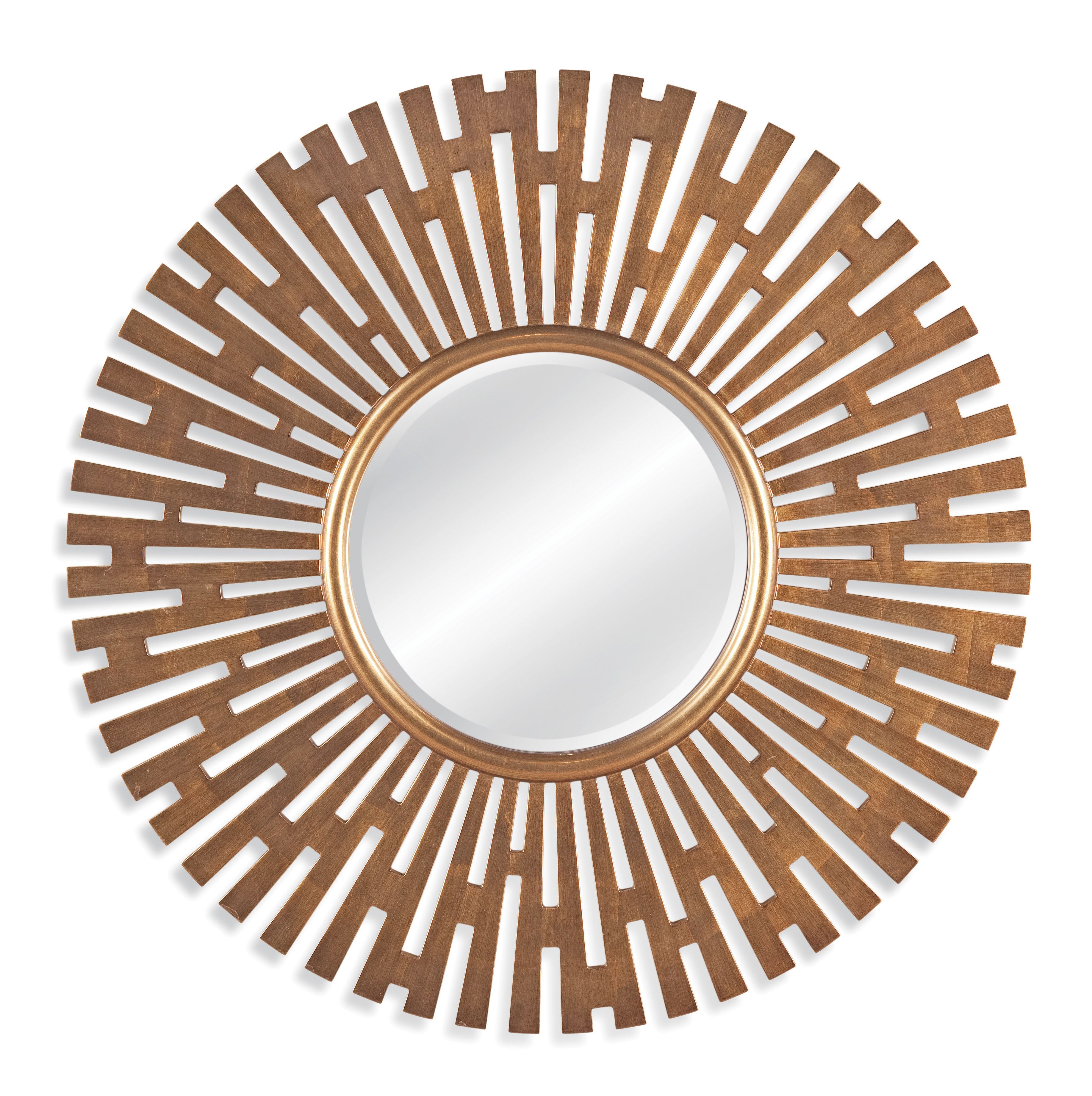 Leaf Wall Mirror | Wayfair With Carstens Sunburst Leaves Wall Mirrors (View 3 of 20)