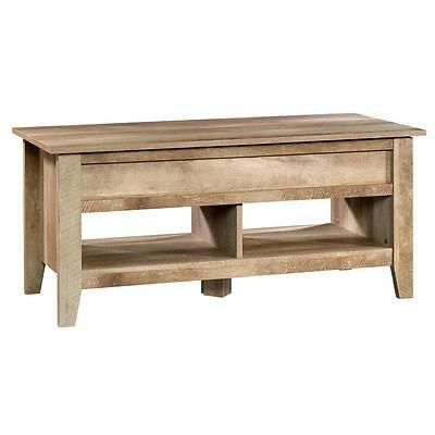 Lift Top Coffee Table Oak With Storage Rustic Weathered Wood Cocktail  Furniture Regarding Furniture Of America Charlotte Weathered Oak Glass Top Coffee Tables (View 40 of 50)