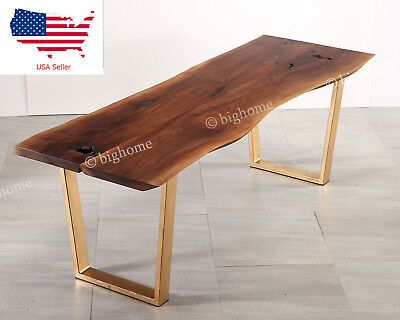 Living Room Modern Furniture 87" Table Walnut Finish Wood Pertaining To Evalline Modern Dark Walnut Coffee Tables (View 29 of 50)