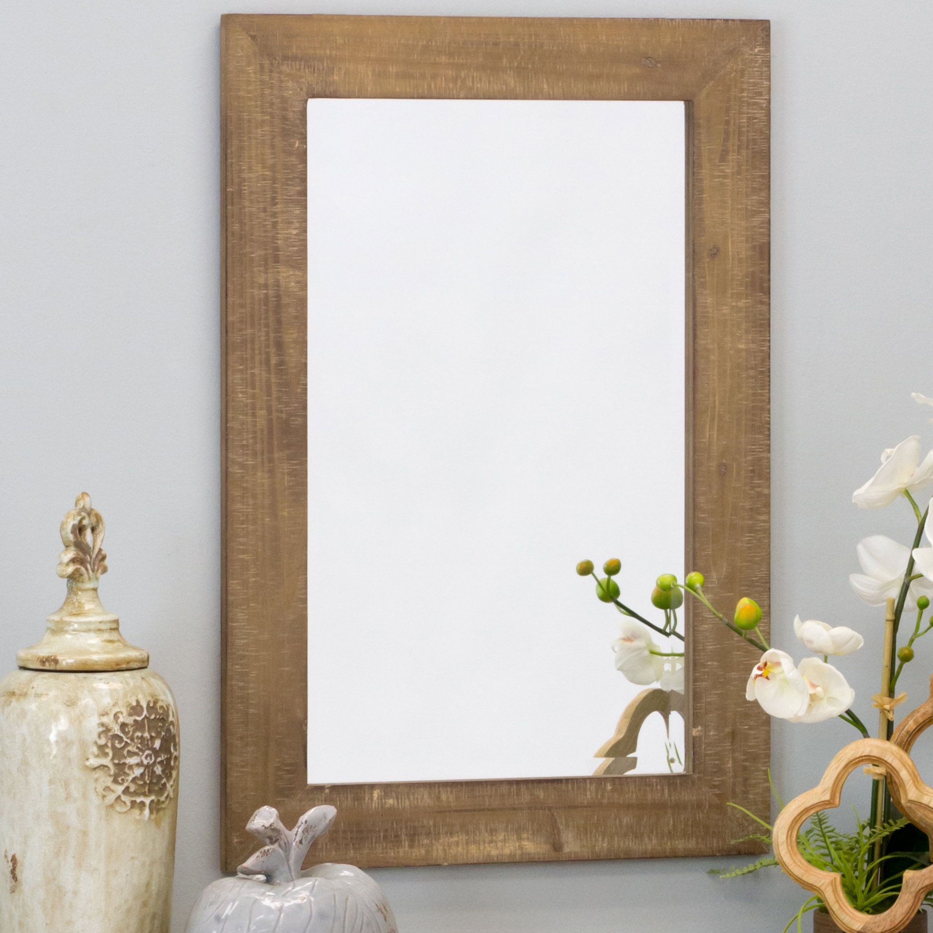 Longwood Wall Mirror With Regard To Kist Farmhouse Wall Mirrors (View 13 of 20)