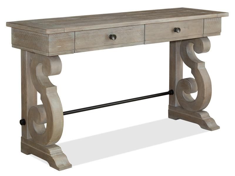 Magnussen Tinley Park Rectangular Sofa Table In Dove Tail Grey T4646 73 Regarding Tinley Park Traditional Dove Tail Grey Coffee Tables (View 9 of 25)