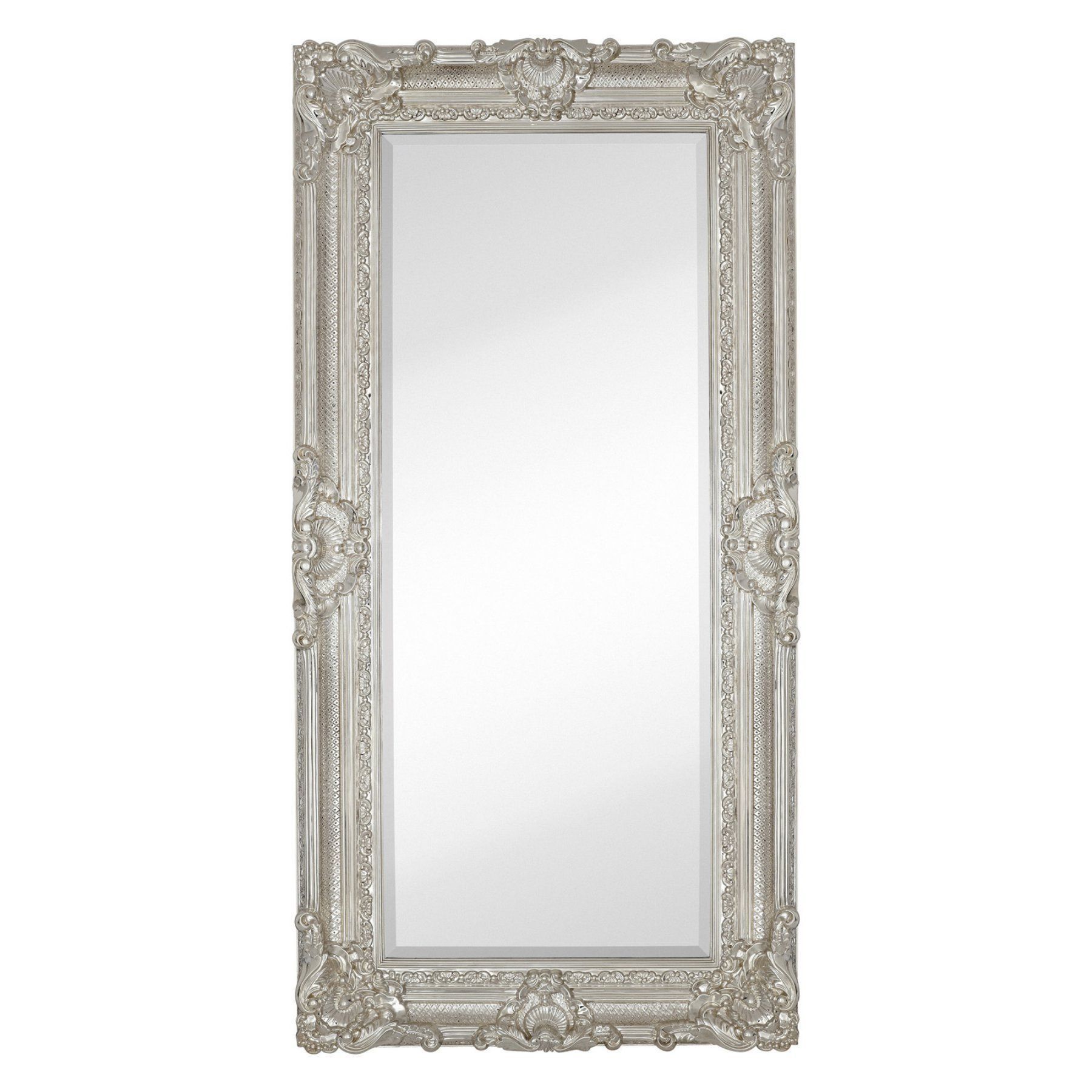 Majestic Large Rectangular Beveled Glass Framed Wall Mirror For Eriq Framed Wall Mirrors (View 3 of 20)