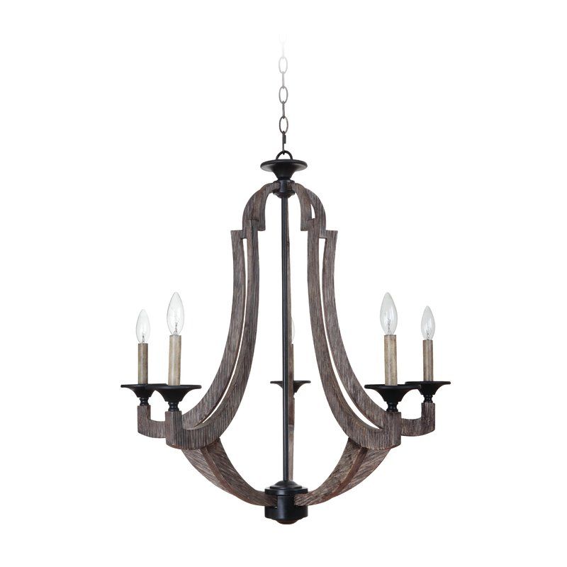 Marcoux 5 Light Empire Chandelier In Kenna 5 Light Empire Chandeliers (View 7 of 20)