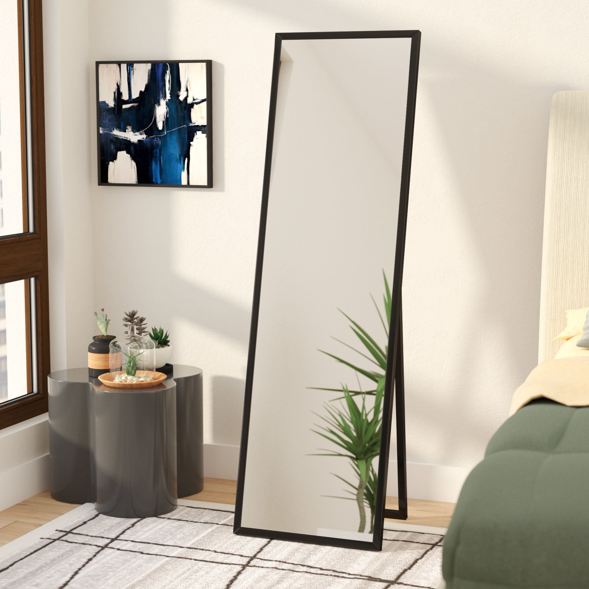 Mcgary Free Standing Floor Modern & Contemporary Full Length Mirror In Modern &amp; Contemporary Full Length Mirrors (View 5 of 20)