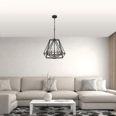 Mercury Row Mazon 5 Light Geometric Chandelier | Products In Pertaining To Tabit 5 Light Geometric Chandeliers (View 10 of 20)