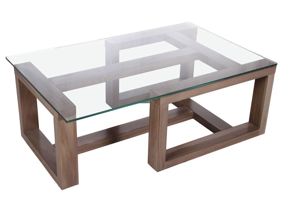 Mesa De Centro Living | Cool Wood & Stone En 2019 | Diseño Regarding Sawyer Industrial Reclaimed Rectangular Cocktail Tables (View 9 of 50)