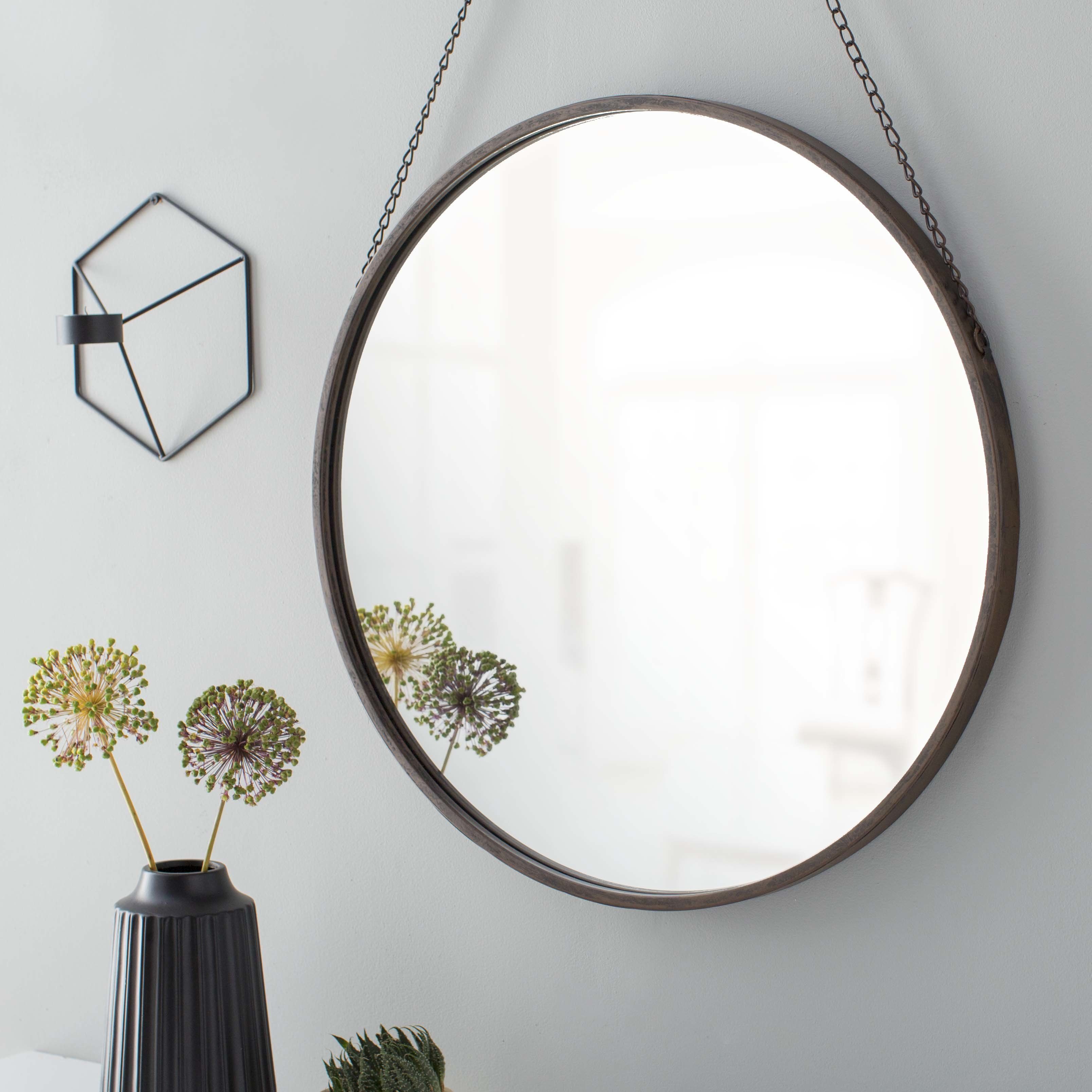 Modern Convex Wall Mirrors | Allmodern In Gingerich Resin Modern & Contemporary Accent Mirrors (View 6 of 20)