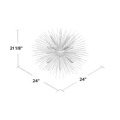 Nelly 12 Light Sputnik Chandelier | Allmodern Regarding Nelly 12 Light Sputnik Chandeliers (View 9 of 20)