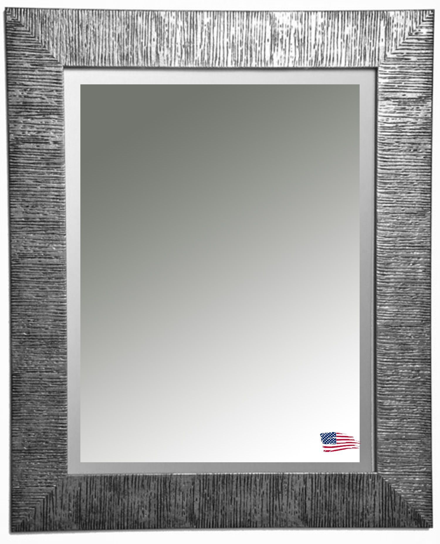 New Stylerayne Mirrors, Safari Inspired Silver Textured Within American Made Accent Wall Mirrors (Photo 20 of 20)