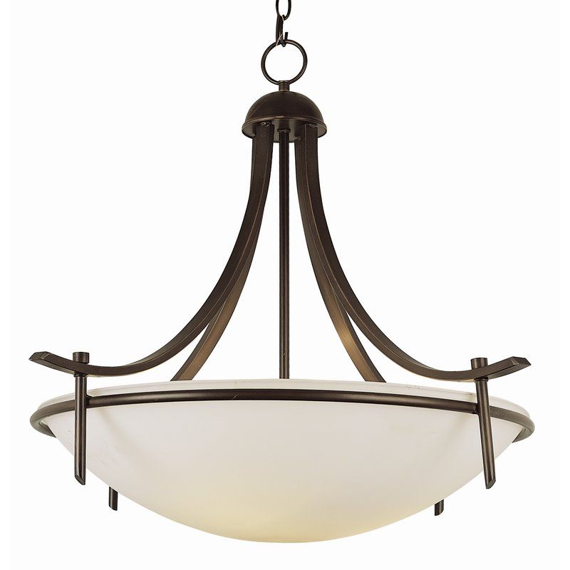 Newent 3 Light Single Bowl Pendant With Newent 3 Light Single Bowl Pendants (View 2 of 25)