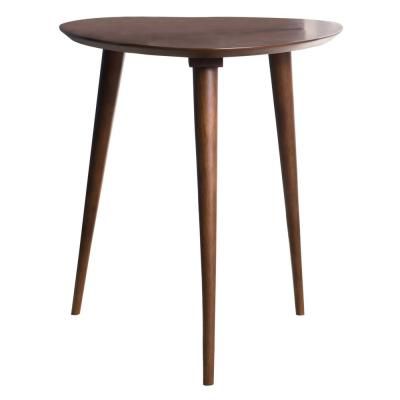 Noble House Corey Walnut Finish End Table 10822 – The Home Depot Throughout Corey Rustic Brown Accent Tables (View 13 of 25)