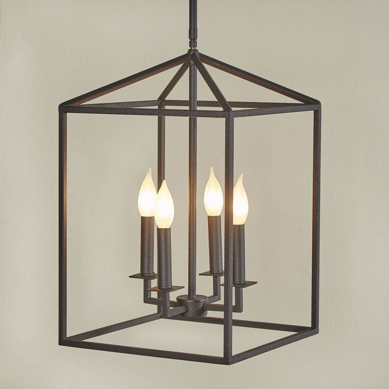 Odie 4 Light Lantern Square/rectangle Pendant | Sudbury In Odie 8 Light Lantern Square / Rectangle Pendants (View 18 of 25)