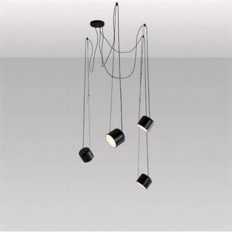 Olefm Paco Pendant Lamp 4L Regarding Guro 1 Light Cone Pendants (View 17 of 25)