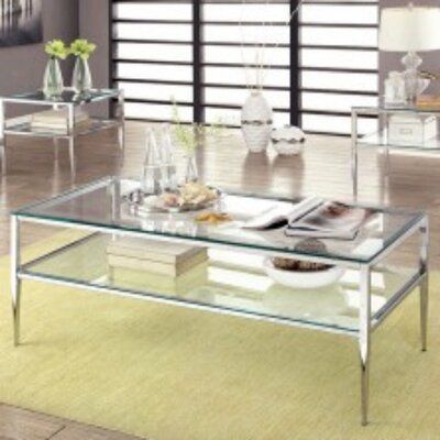 Orren Ellis Kaneshiro Coffee Table With Storage | Products With Thalberg Contemporary Chrome Coffee Tables By Foa (View 12 of 50)
