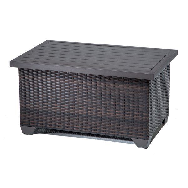 Outdoor Coffee Tables | Joss & Main Within Rustic Coffee Tables With Wicker Storage Baskets (View 22 of 25)