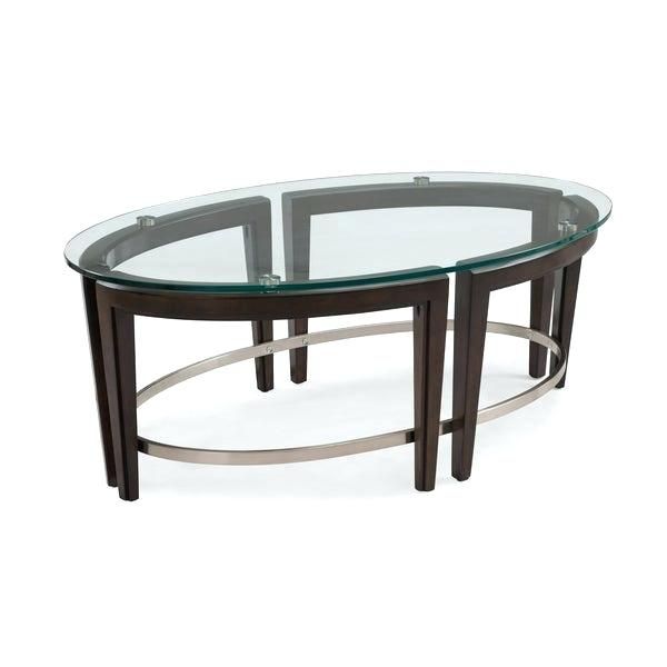 Oval Coffee Table With Glass Top – Aisharemodeling (View 15 of 25)