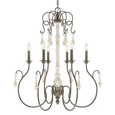 Paladino 6 Light Chandelier | New Home | French Country With Regard To Paladino 6 Light Chandeliers (View 13 of 20)