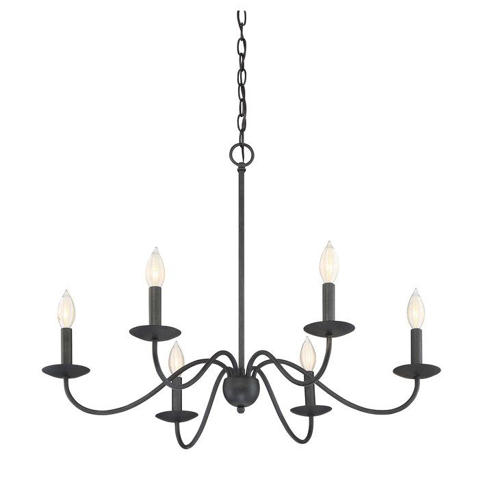 Perseus 6 Light Candle Style Chandelier In Giverny 9 Light Candle Style Chandeliers (View 15 of 20)