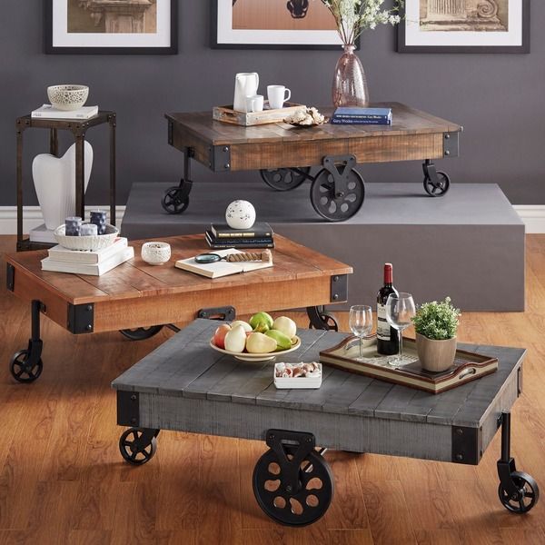 Pin On Coffee Shop Ideas Pertaining To Myra Vintage Industrial Modern Rustic 47 Inch Coffee Tables (View 2 of 25)