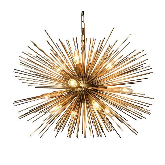 Pin On Lightning With Nelly 12 Light Sputnik Chandeliers (View 5 of 20)