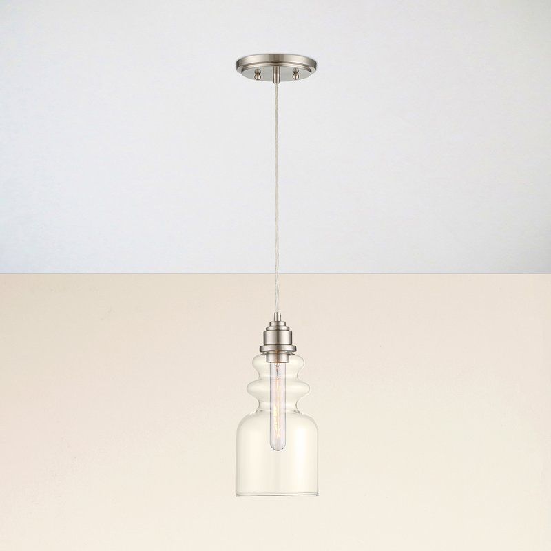 Reade 1 Light Bell Pendant With Nolan 1 Light Single Cylinder Pendants (View 20 of 25)