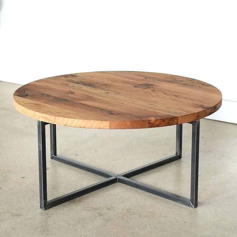 Reclaimed Wood Coffee Table Regarding Montgomery Industrial Reclaimed Wood Coffee Tables With Casters (View 15 of 50)