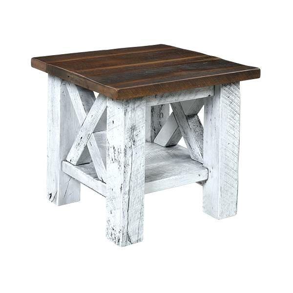 Reclaimed Wood End Tables – Toibrandl (View 19 of 50)