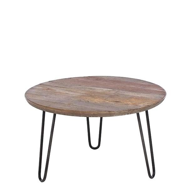 Reclaimed Wood Round Coffee Table – Candacehellman (View 8 of 25)