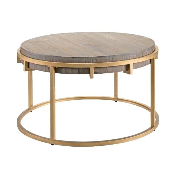Reclaimed Wood Round Coffee Table – Herminapittard (View 14 of 25)