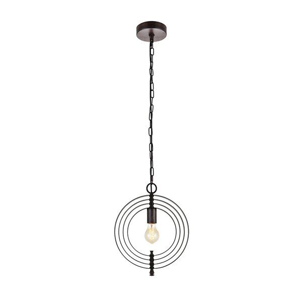 Rossi Industrial Vintage 1 Light Geometric Pendant With Rossi Industrial Vintage 1 Light Geometric Pendants (View 1 of 25)