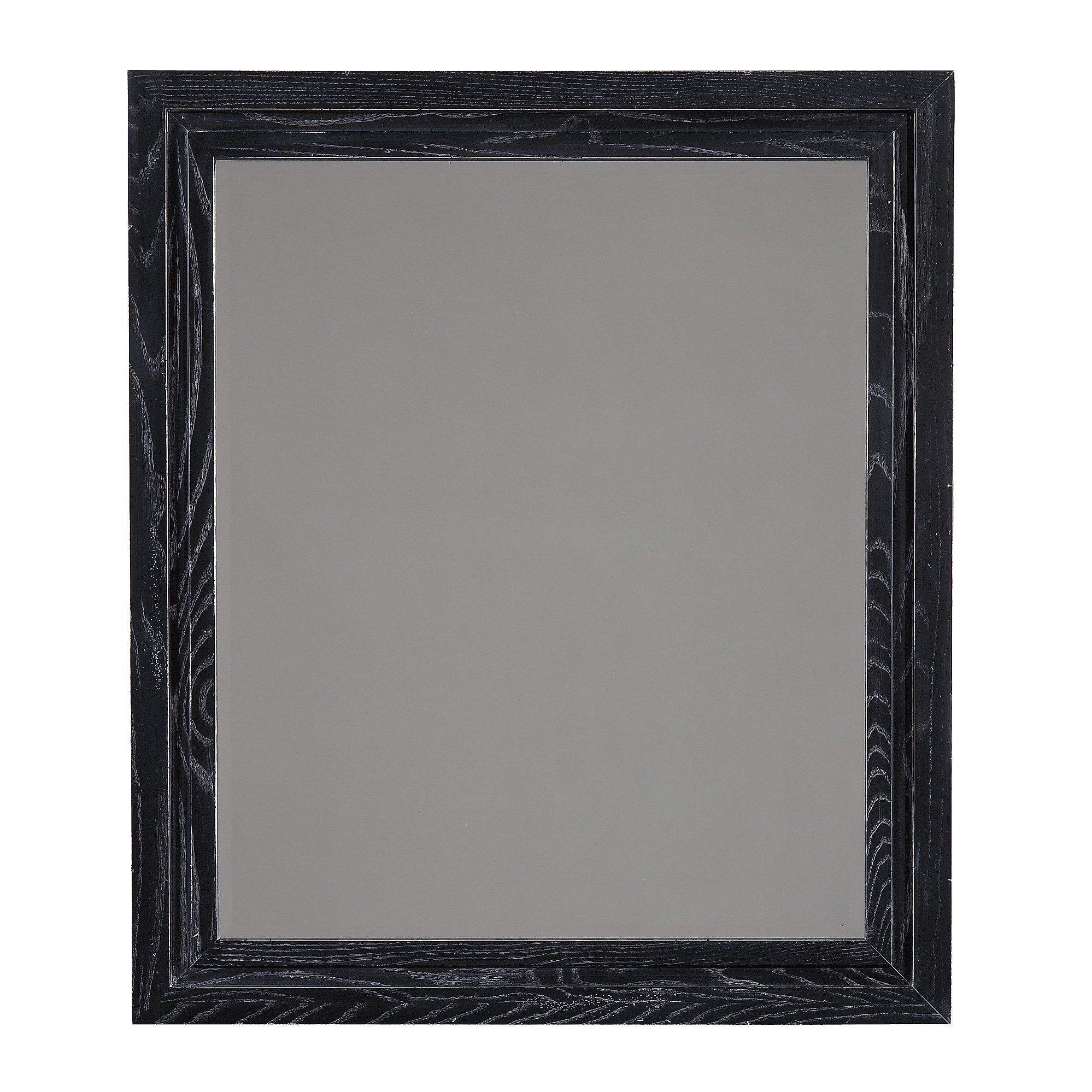 Rosston Rectangle Wood Framed End Wall Mirror With Vassallo Beaded Bronze Beveled Wall Mirrors (View 18 of 20)