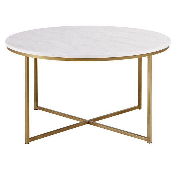 Round Coffee Tables You'll Love In 2019 | Wayfair Throughout Glossy White Hollow Core Tempered Glass Cocktail Tables (View 16 of 25)