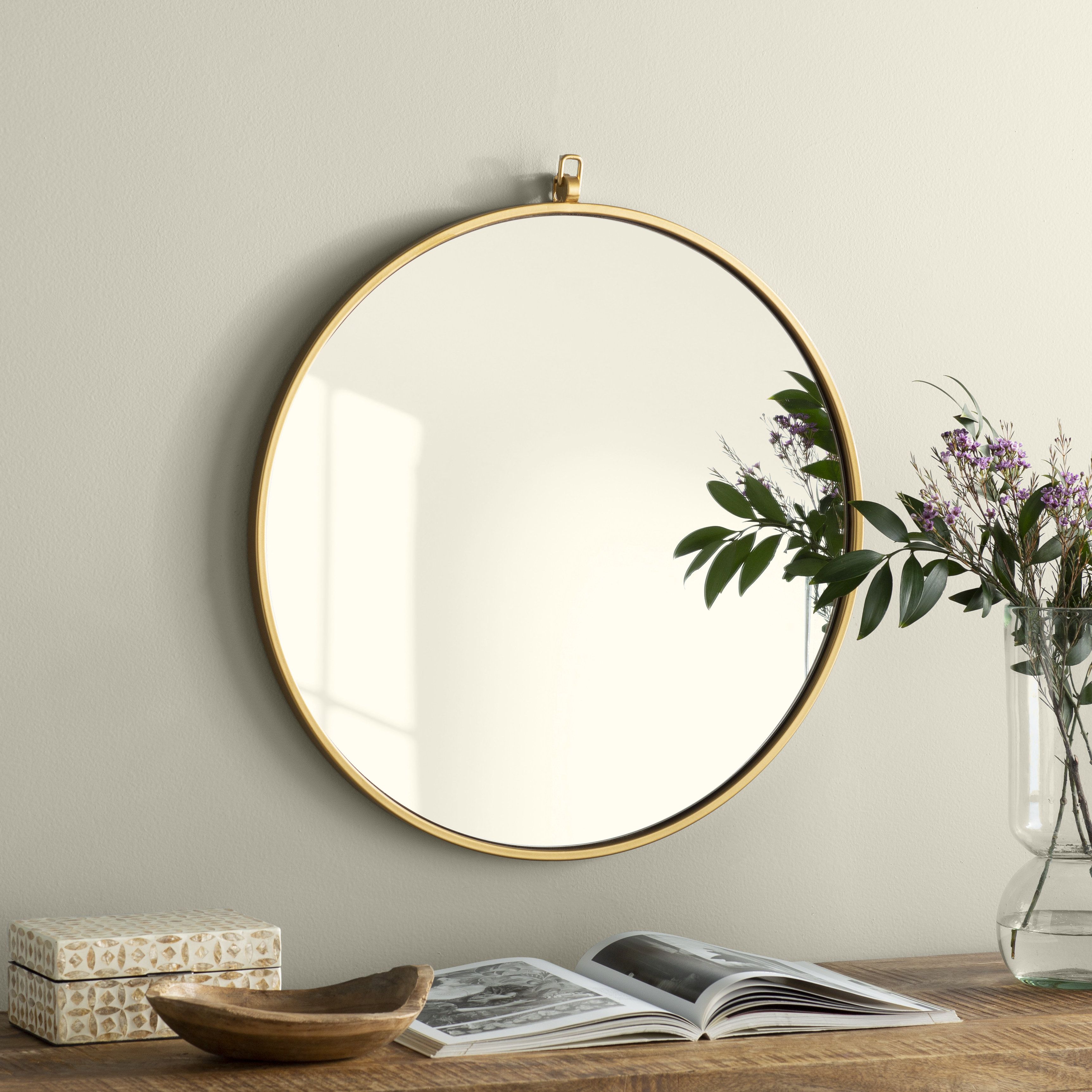 Round Wall Mirrors | Joss & Main With Colton Modern & Contemporary Wall Mirrors (View 18 of 20)