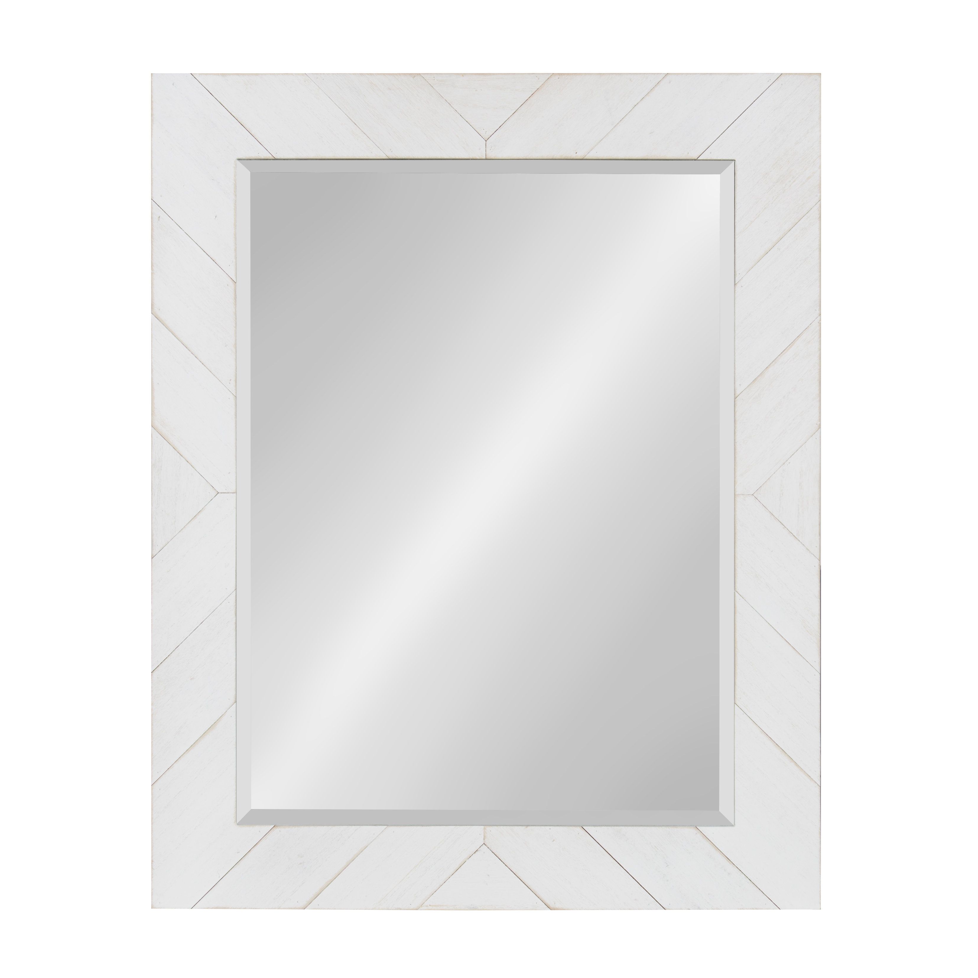 Rustic Wood Framed Mirror | Wayfair For Padang Irregular Wood Framed Wall Mirrors (View 14 of 20)