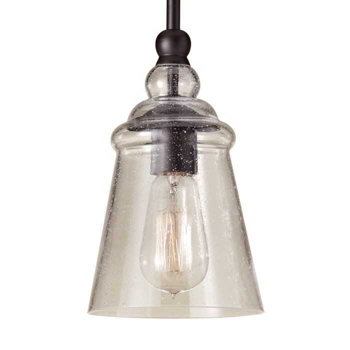 Sargent 1 Light Single Bell Pendant With Regard To Houon 1 Light Cone Bell Pendants (View 25 of 25)