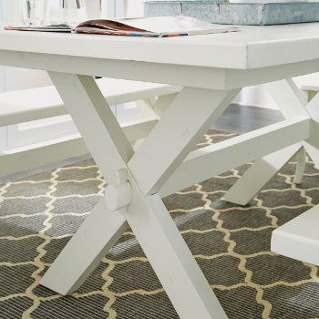 Seaside Lodge 5 Piece Or 7 Piece Dining Set In White Painted For Seaside Lodge Coffee Tables (View 5 of 25)