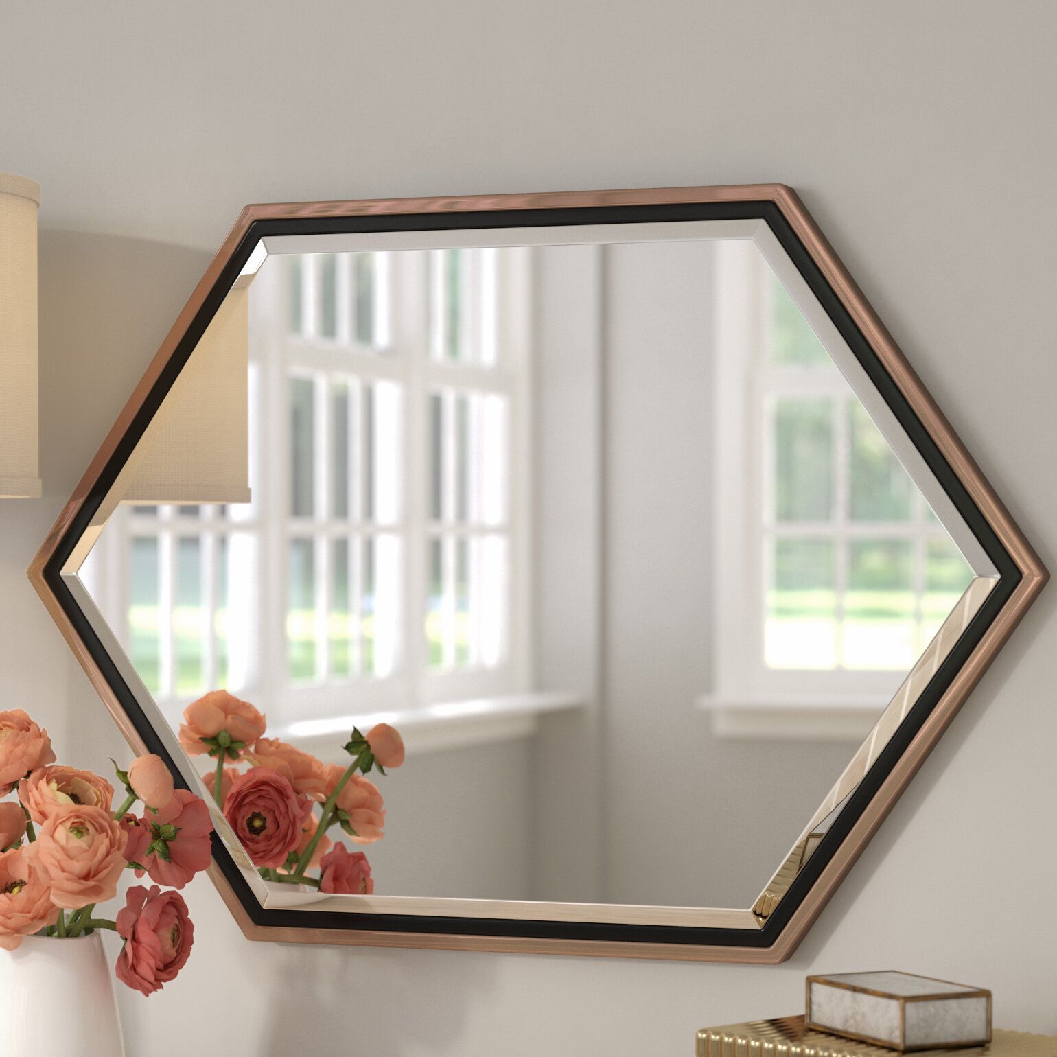 Shabby Chic Wall Mirror | Wayfair Within Saylor Wall Mirrors (View 7 of 20)
