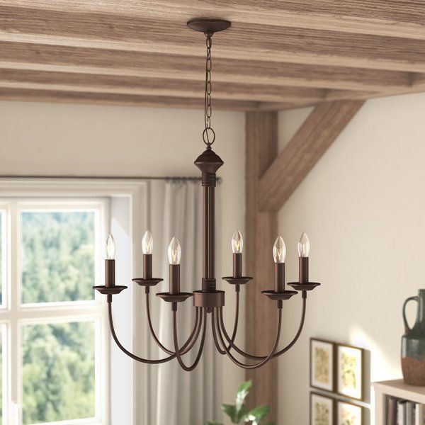 Shaylee 6 Light Candle Style Chandelier | Lighting In 2019 Intended For Shaylee 6 Light Candle Style Chandeliers (View 3 of 20)