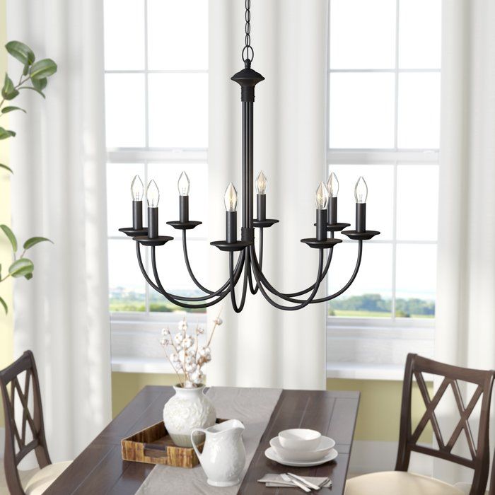 Shaylee 8 Light Candle Style Chandelier With Shaylee 5 Light Candle Style Chandeliers (View 11 of 20)