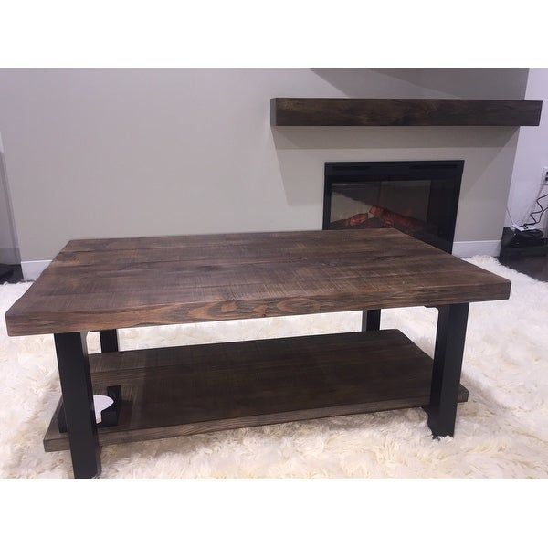 Shop Carbon Loft Lawrence Reclaimed Wood 42 Inch Coffee Intended For Carbon Loft Lawrence Metal And Reclaimed Wood Coffee Tables (View 8 of 25)