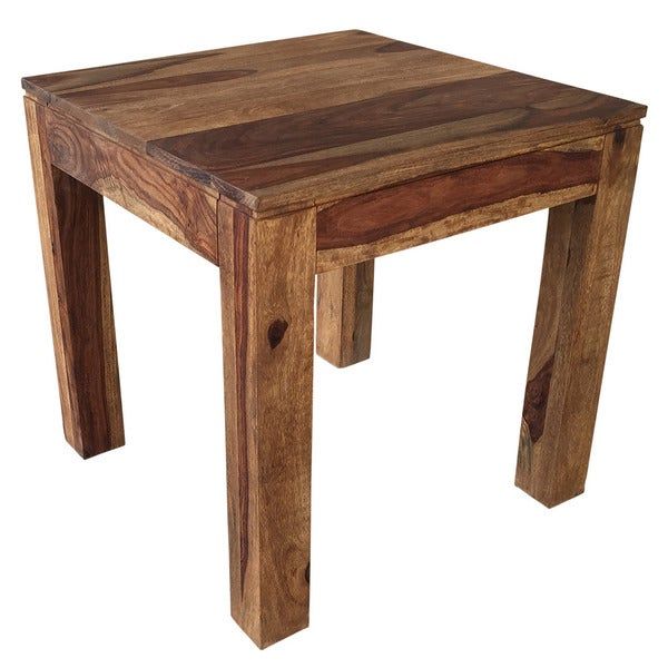 Shop Idris Dark Sheesham Solid Wood Accent Table – Free With Idris Dark Sheesham Solid Wood Coffee Tables (View 2 of 25)