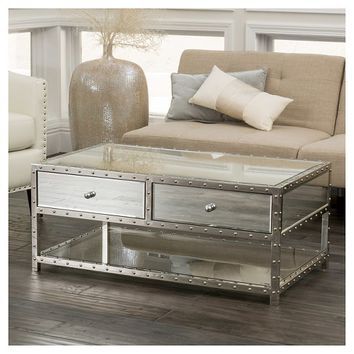 Shop Mirrored Coffee Table On Wanelo Inside Upton Home Dalton Mirrored Cocktail Tables (View 12 of 25)