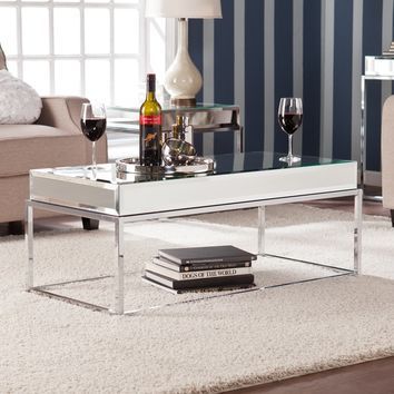 Shop Mirrored Coffee Table On Wanelo Intended For Upton Home Dalton Mirrored Cocktail Tables (View 25 of 25)