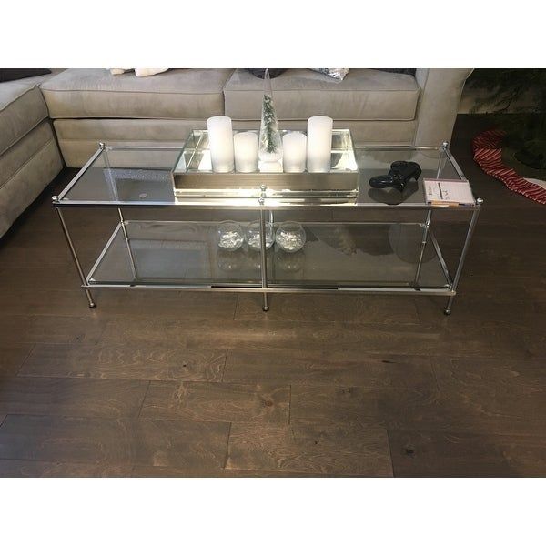 Shop Silver Orchid Price Glass Coffee Table – On Sale Within Silver Orchid Price Glass Coffee Tables (View 3 of 25)
