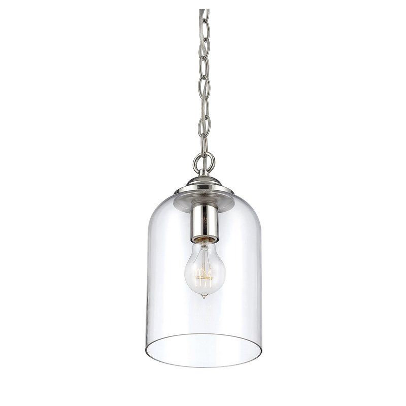 Silber 1 Light Single Bell Pendant With Goldie 1 Light Single Bell Pendants (View 25 of 25)