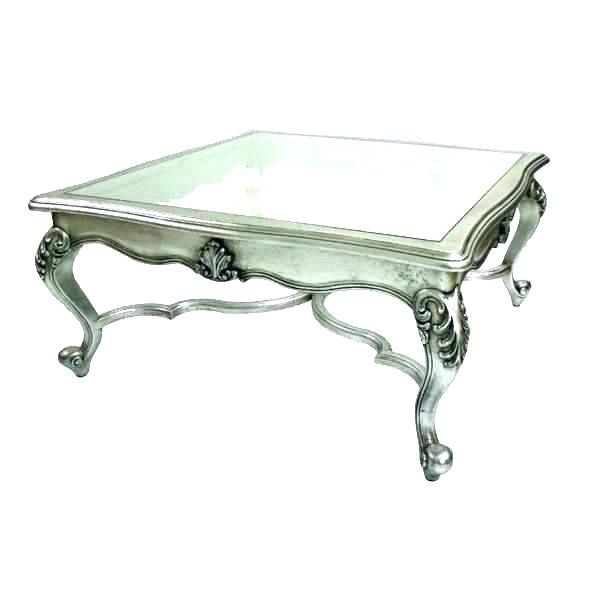 Silver Glass Coffee Table – Greenfront Regarding Silver Orchid Olivia Mirrored Coffee Cocktail Tables (View 22 of 25)